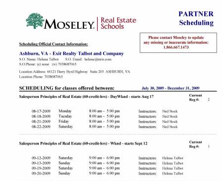 moseley schedule 8, 9-2009 blog 8 12 09